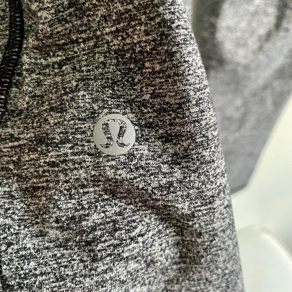 Lululemon Out To Lunge Untight Tight Heathered Black Leggings Size 6 30" - Picture 10 of 14